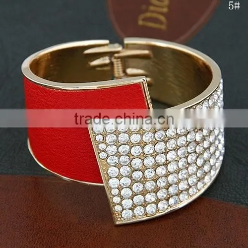 Adjustable Wire Gold Tube Bangle Bracelet Wholesale,artificial American Diamond Jewellery photo-5