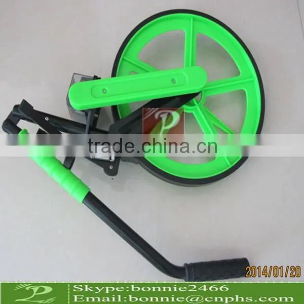 Distance measuring wheel