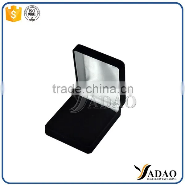 Customized Handmade Black Flocking Ring Box Custom Packaging photo-3