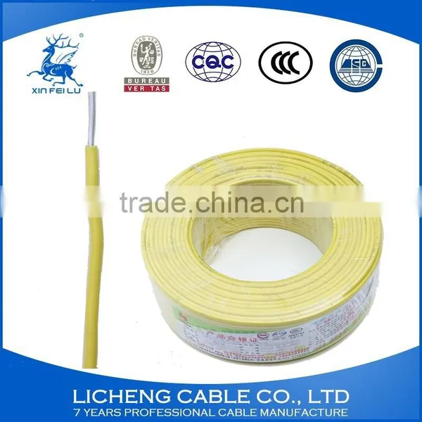 Single Solid PVC Coated Copper Electric Cable Wire -BV(95mm2) photo-5