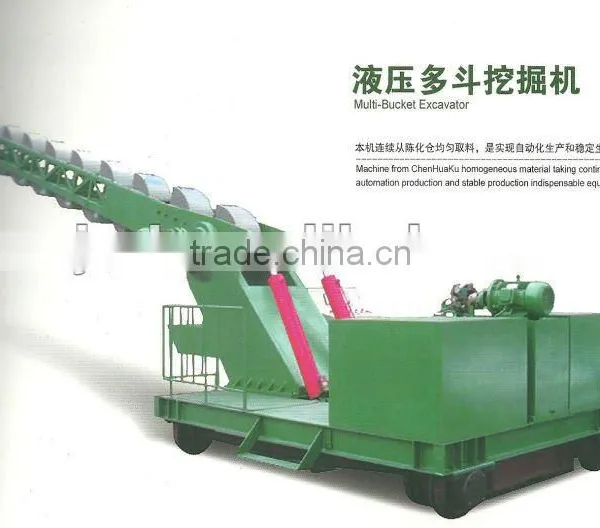 Multi-bucket Excavator of Bricks Making Machine Line