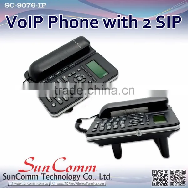 SC-9076-PE Cost Effective VoIP Phone With PoE 2 SIP Account photo-5
