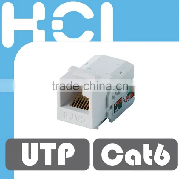 Cat6 RJ45 UTP 90Degree Modular Keystone Jack for Data Center photo-2