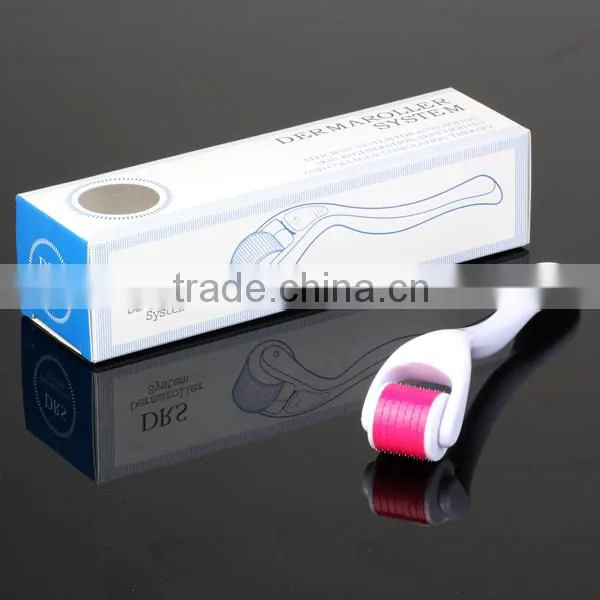 Titanium 192 Needles Dermaroller Derma Roller Skin Face Beauty Face Massage Roller photo-4