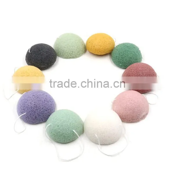 Pure Konjak Material for Face Cleaning Beauty Facial Clean Sponge photo-2