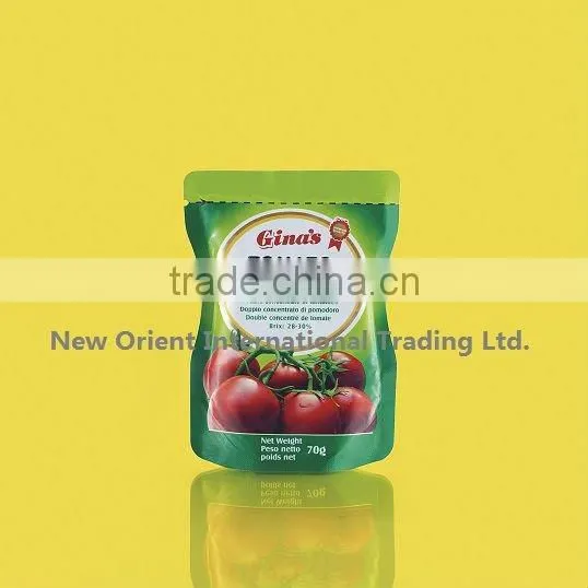 Bright Red 28-30% Brix Sachet Tomato Paste/sauce Package photo-2