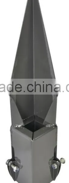 3" Repair Spur Bolt Grip Fence Support 75 mm Post Holder Like Metpost photo-3