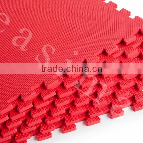 Red Gym Martial Arts Karate Judo Play Foam Floor Interlocking Mats photo-2