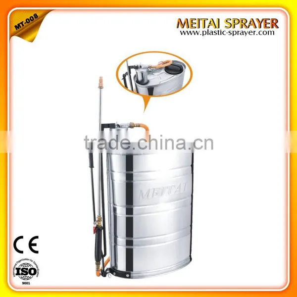 18L Stainless Steel Manual Backpack Water Sprayer