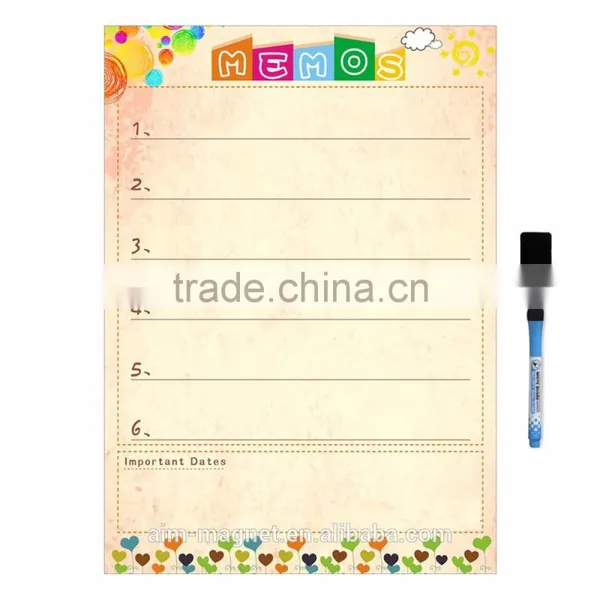 Magnetic Calendar Weekly Planner Reward Chart Schedule Organized Dry Erase Magnet for Kids photo-2