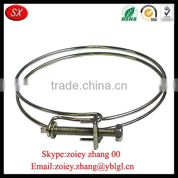 Chinese Manufacture Machined Production Spring Steel Spring Wire Clamps photo-2