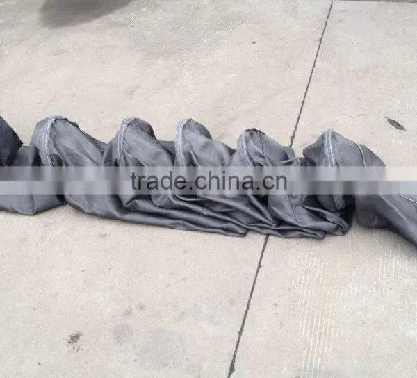 Woven Fiberglass Dust Collector Filter Bag With Bag's Suspension , Vibration Bag Filter photo-2