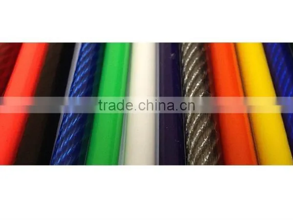6*7 Plastic PVC Coated Steel Wire Rope for Crane photo-6