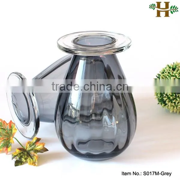 Mouthblown Quality New Products Decorative Glass Vase photo-2