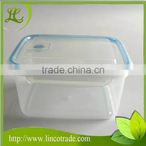 1600ml Plastic Rectangular PP Fresh Box With Lock