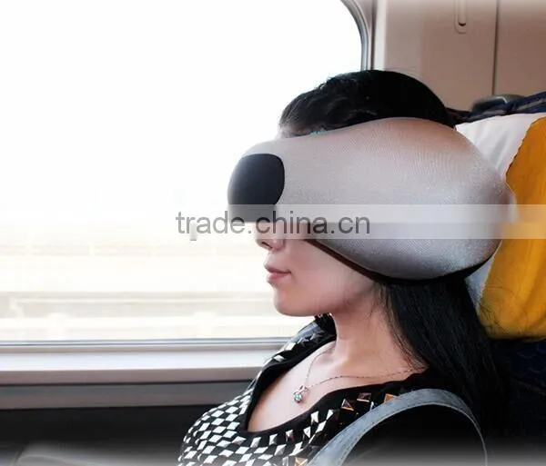 Round Portable Neck Pillow For Lunch Break/Travelling/ Neck Massage Music Pillow photo-2
