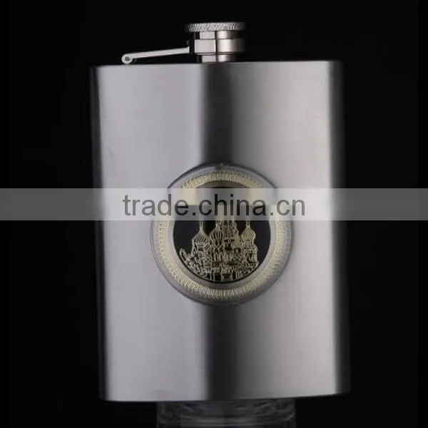 Hot Selling Stainless Steel Flagon, Hip Flask With Engraved Logo photo-2