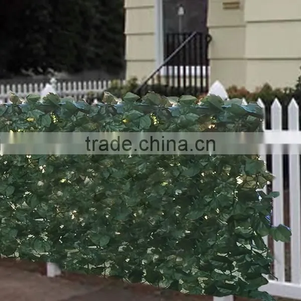 Garden Decoration Plastic Artificial Plants Leaf Fence photo-2