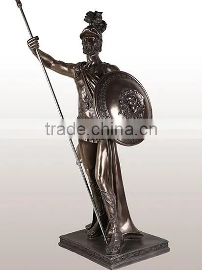 Lost Wax Method Casting Bronze Climbing Soldier Bronze Statue photo-5