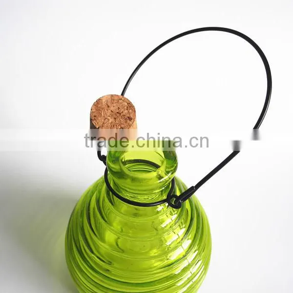 Stripe Glass Fly Insect Catcher With Hole and Hanging Handle photo-3