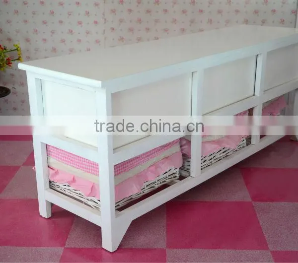 Small Antique Wooden Storage Cabinet in Living Room photo-3