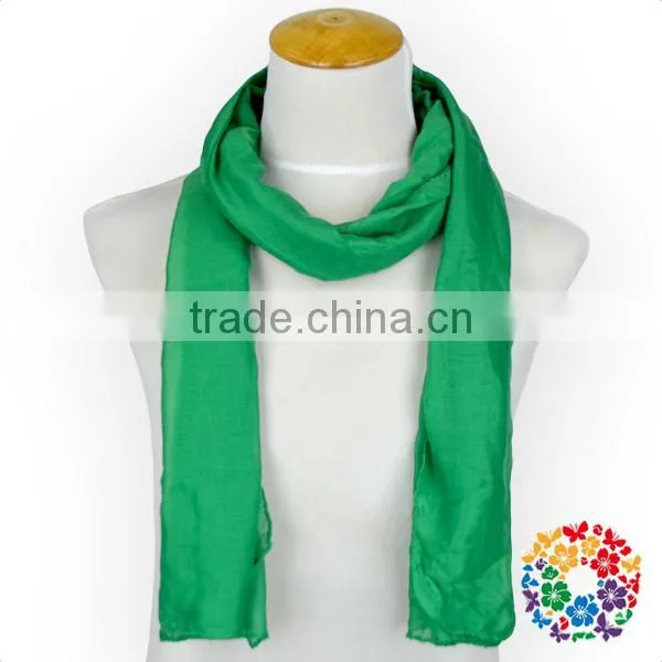 Many Colors Fashion Solid Polyester Long Scarf Women Shawl Scarf photo-4