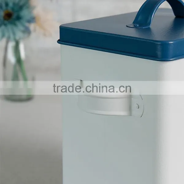 Rectangular Metal Laundry Powder Storage Box With Scoop photo-2