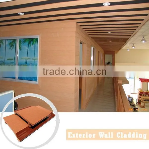 Decorative Outdoor Wood Plastic Composite Wall Panel Board WPC Wall Cladding, UV-protect Wpc Paneling photo-5