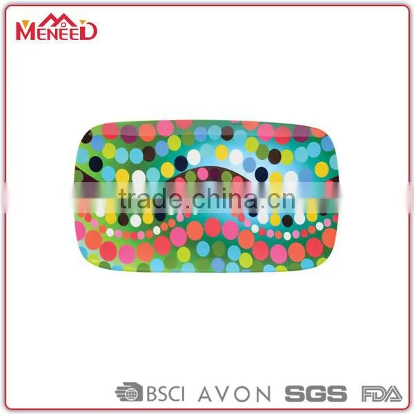 Colorful Shining Light Deisgn ODM/ OEM Rectangle Plastic Communion Trays