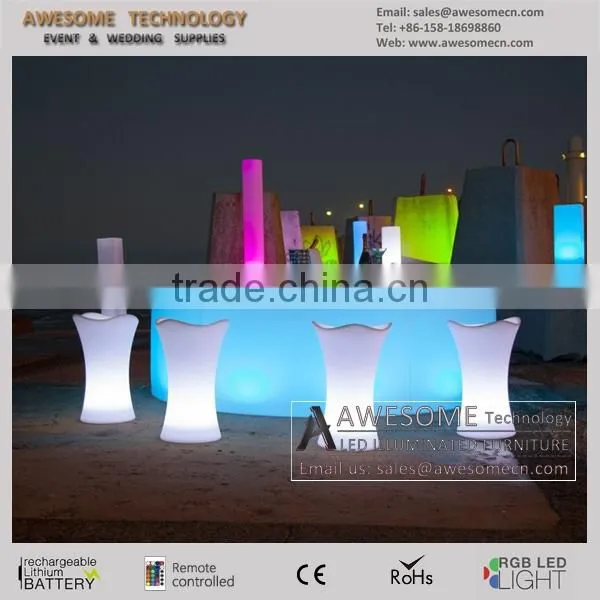 Most Popular Glowing Circle Bar Counter / Led Semi-circle Bar Lighting photo-3