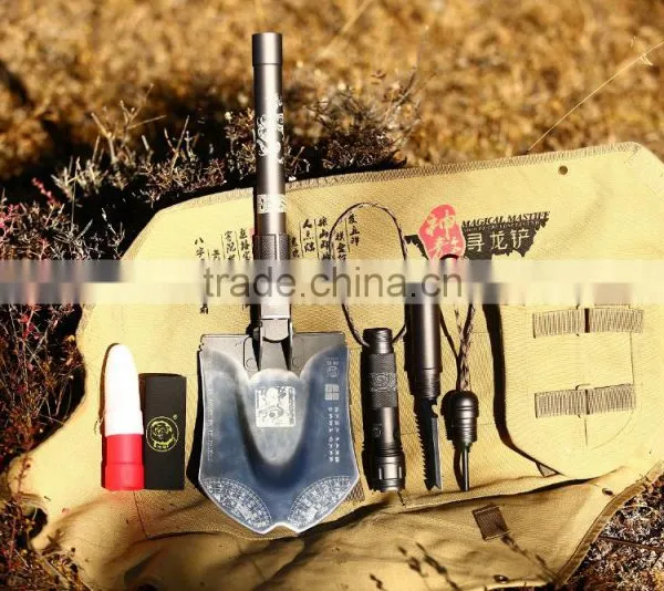 Best First Aid Kit For Car Snow Aluminum Multifunction Shovel With Cloth Bag photo-5