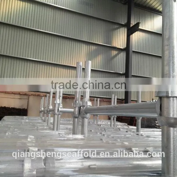 Q235 Hdg Steel Mobile Scaffold Tower Cuplock Scaffolding System Quick Erect Scaffold Storage for Building Formwork photo-2