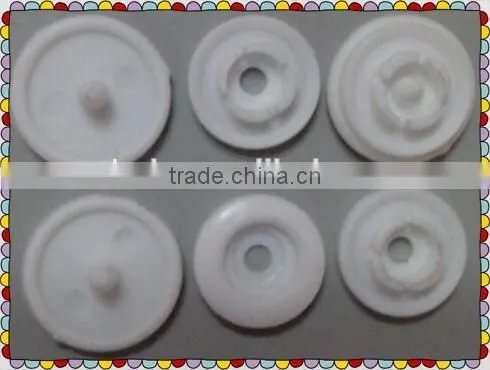 White Plastic Snap Button photo-2