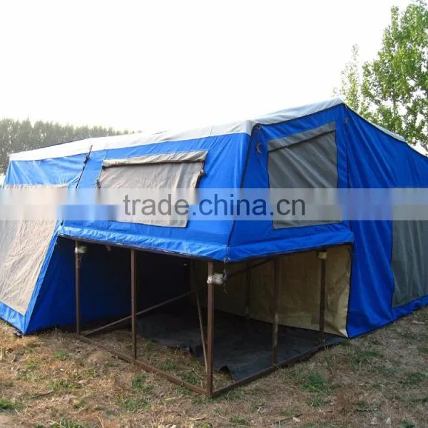Outdoor Folding Portable Waterproof Heavy Polycotton Camper Trailer Tent photo-4