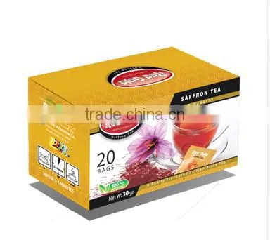 2017 Famous Top Quality Famous Hebal Bulk Organic Black Tea With Saffron /100% Natural Handmade Dried Saffron With Green Tea photo-2