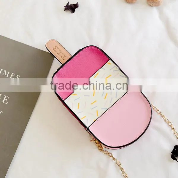 Factory Cheap Bags Travel Unique Girl Child Kids Fashion School Bag Purse for Kids Ice Lolly photo-6