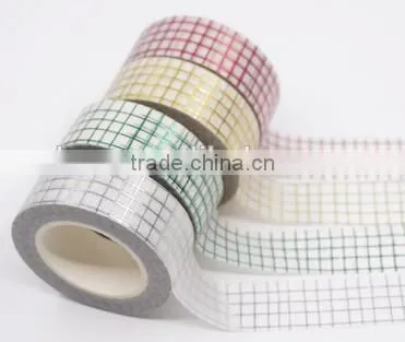 Foil Striped Washi Masking Decorative Tape photo-6