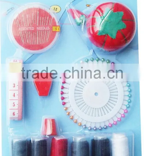 Blister Card Pack of 100% Cotton of Tomato Pin Cushion With Saw/wood Dust Inside photo-2