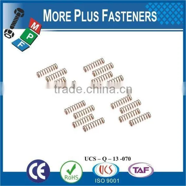Made IN TAIWAN High Qualiy Small Spring Stainless Steel Spring Brass Spring photo-3