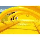 0.9mm Thickness PVC Tarpaulin Inflatable Water Pool With Arch Roof Above