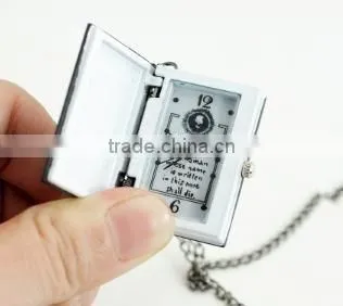 Death Note Book Shape Pocket Watch With Chain Necklace Watch photo-2
