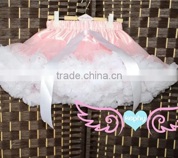 Adorable Teen Girl Fluffy Tulle Pettiskirt Dance Party Skirt Baby Tutu Skirt New Baby Kids Girls Dancewear Cute Chiffon Tutu photo-2