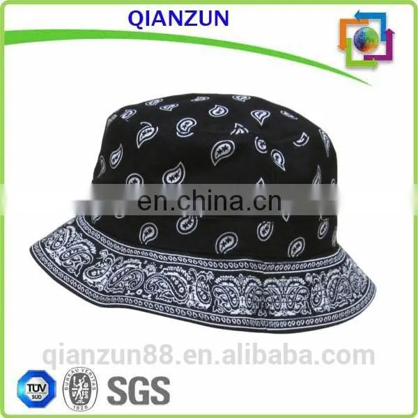 White Polyester Fashion Bucket Hat Sun Hat photo-3