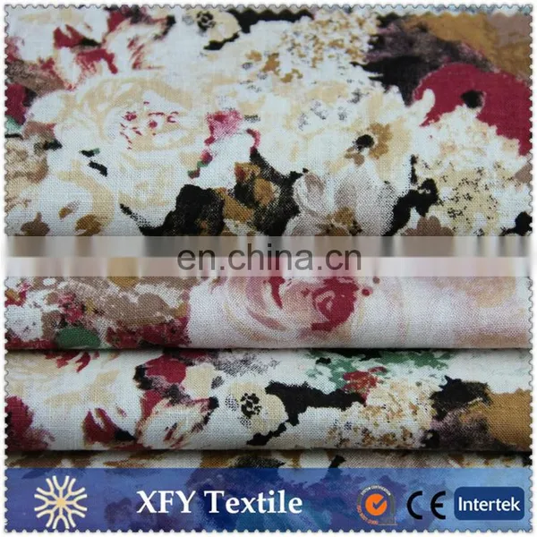 2016 Linen Cotton Blend Woven Print Fabric photo-3