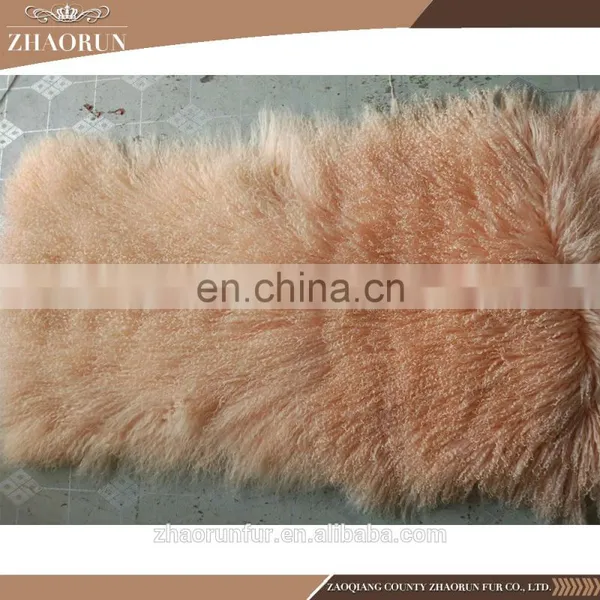 100% Real Factory Price Mongolian Lamb Fur Plate for Garment photo-3