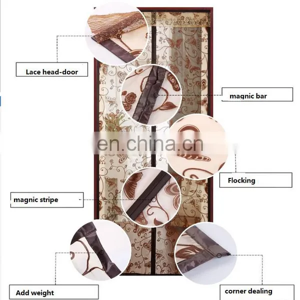 High Quality Flocking of Magnetic Soft Netting Fabric Ployster Mosquito Net For Home Decoration photo-3