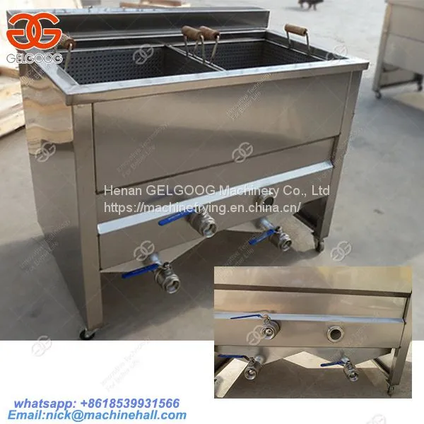 Best 2 Tanks French Fries Frying Machine Suppliers/Industrial Double Basket French Fries Fryer/French Fries Fryer photo-3