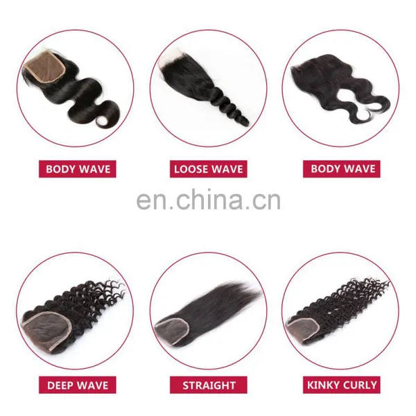 Fast Shipping Raw Brazilian Hair Loose Wave Brazilian Hair Closure photo-6