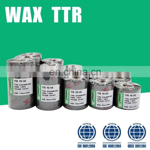 YD106 Customize Wax TTR Thermal Transfer Printing Maker Labels Ribbon photo-3