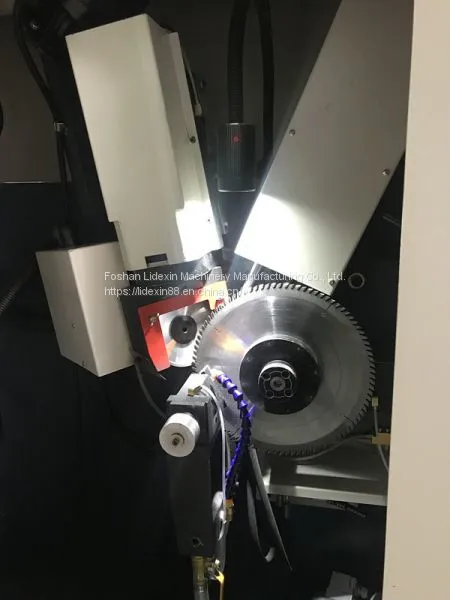 LDX-026（A)Servo Swing Angle Full CNC Alloy Saw Blade Front and Rear Angle Grinding Machine photo-3